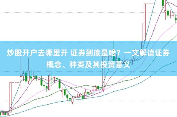 炒股开户去哪里开 证券到底是啥？一文解读证券概念、种类及其投资意义