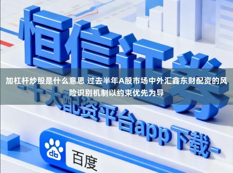 加杠杆炒股是什么意思 过去半年A股市场中外汇鑫东财配资的风险识别机制以约束优先为导
