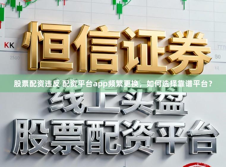 股票配资违反 配资平台app频繁更换，如何选择靠谱平台？